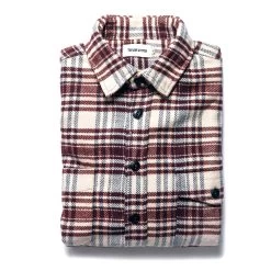 The Crater Shirt In Ivory Plaid