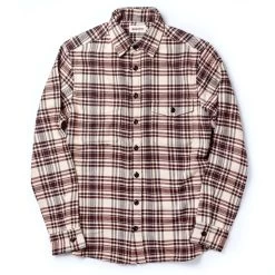 The Crater Shirt In Ivory Plaid -Fashion Clothes instock m q321 crater ivory 007