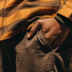 The Democratic Foundation Pant In Organic Espresso -Fashion Clothes instock m q321 demp foundation espresso 003