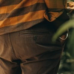 The Democratic Foundation Pant In Organic Espresso -Fashion Clothes instock m q321 demp foundation espresso 004