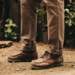 The Democratic Foundation Pant In Organic Espresso -Fashion Clothes instock m q321 demp foundation espresso 005