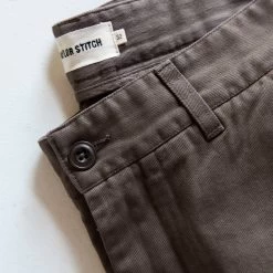 The Democratic Foundation Pant In Organic Espresso -Fashion Clothes instock m q321 demp foundation espresso 006