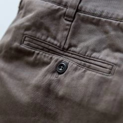 The Democratic Foundation Pant In Organic Espresso -Fashion Clothes instock m q321 demp foundation espresso 010
