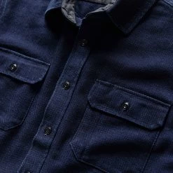The Division Shirt In Indigo Twill -Fashion Clothes instock m q321 division indigo twill 006