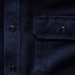 The Division Shirt In Indigo Twill -Fashion Clothes instock m q321 division indigo twill 007