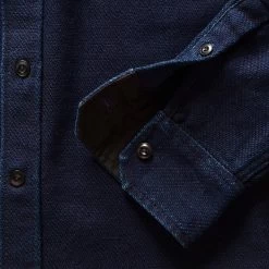 The Division Shirt In Indigo Twill -Fashion Clothes instock m q321 division indigo twill 008