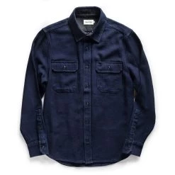 The Division Shirt In Indigo Twill -Fashion Clothes instock m q321 division indigo twill 009