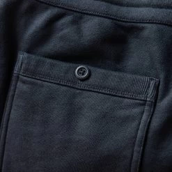 The Fillmore Pant In Coal Terry -Fashion Clothes instock m q321 fillmore pant coal 007