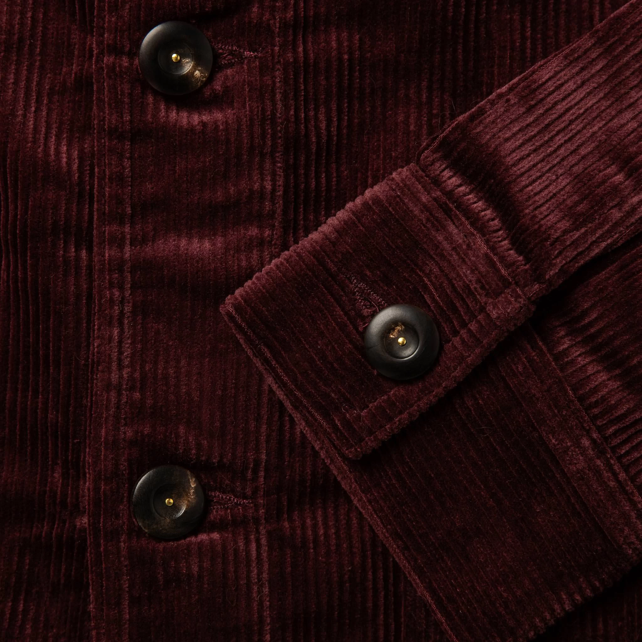 The Ojai Jacket In Burgundy Cord 9 The Ojai Jacket In Burgundy Cord - Image 7