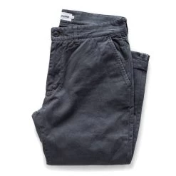 The Slim Foundation Pant In Organic Coal