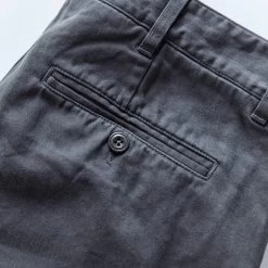 The Slim Foundation Pant In Organic Coal -Fashion Clothes instock m q321 slim coal 0010