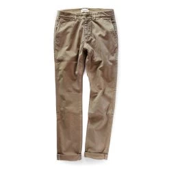 The Slim Foundation Pant In Organic Khaki -Fashion Clothes instock m q321 slim khaki 0011