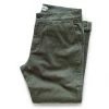 The Slim Foundation Pant In Organic Olive -Fashion Clothes instock m q321 slim olive 001