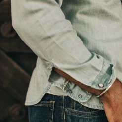 The Western Shirt In Washed Denim 12 The Western Shirt In Washed Denim -Fashion Clothes instock m q321 western washed denim 004