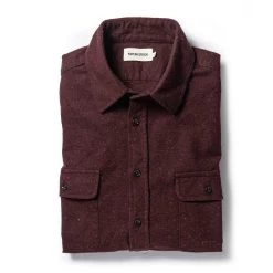 The Yosemite Shirt In Nutmeg Donegal