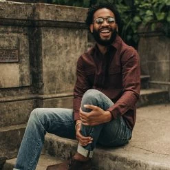 The Yosemite Shirt In Nutmeg Donegal -Fashion Clothes instock m q321 yosemite nutmeg donegal 005