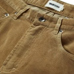 The Democratic All Day Pant In Khaki Cord -Fashion Clothes instock m q322 DemoAllDayPant KhakiCord 008