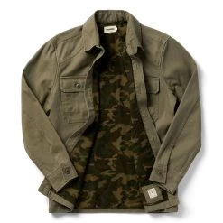 The Lined Shop Shirt In Stone Boss Duck -Fashion Clothes instock m q322 LinedShopShirt StoneBossDuck 002