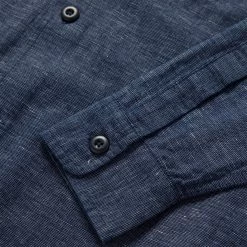 The Point Shirt In Indigo Slub -Fashion Clothes instock m q322 PointShirt IndigoSlub 007