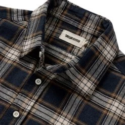 The Ledge Shirt In Admiral Plaid -Fashion Clothes instock m q322 ledge shirt admiralplaid 006