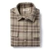 The Ledge Shirt In Fossil Plaid -Fashion Clothes instock m q322 ledge shirt fossilplaid 001