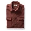 The Maritime Shirt Jacket In Black Cherry Moleskin 1 The Maritime Shirt Jacket In Black Cherry Moleskin -Fashion Clothes instock m q323 Maritime Shirt Jacket Black Cherry Moleskin 001