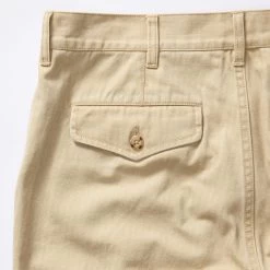The Matlow Pant In Light Khaki Pigment Herringbone -Fashion Clothes instock m q323 Matlow Pant Light Khaki Pigment Herringbone 005
