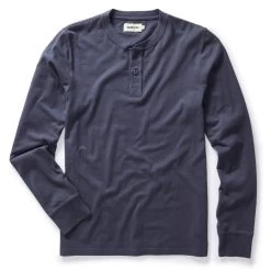 The Organic Cotton Henley In Navy