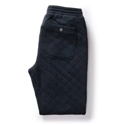 The Quilted Jersey Pant In Midnight Heather -Fashion Clothes instock m q323 Quilted Jersey Pant Coal 003
