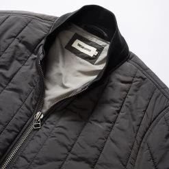 The Able Jacket In Faded Black Quilted Nylon 19 The Able Jacket In Faded Black Quilted Nylon -Fashion Clothes instock m q323 The Able Jacket Faded Black Quilt 003