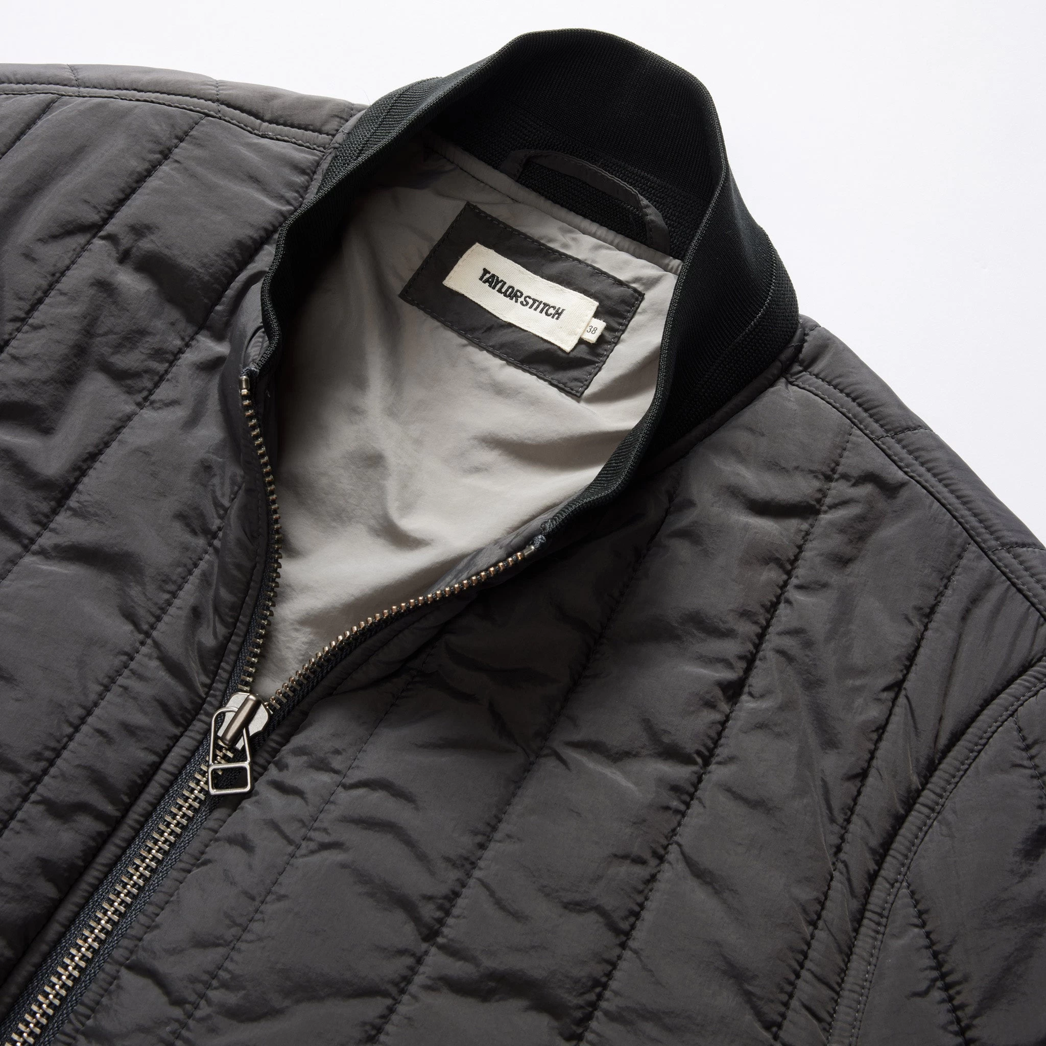 The Able Jacket In Faded Black Quilted Nylon 11 The Able Jacket In Faded Black Quilted Nylon - Image 9