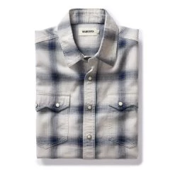 The Frontier Shirt In Indigo Shadow Plaid