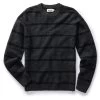 The Lodge Sweater In Charcoal Stripe -Fashion Clothes instock m q323 The Lodge Sweater Charcoal Stripe 001