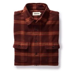 The Yosemite Shirt In Burnt Toffee Plaid