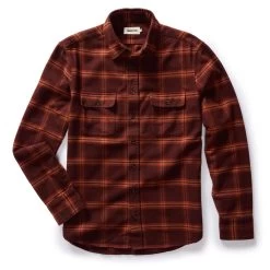 The Yosemite Shirt In Burnt Toffee Plaid -Fashion Clothes instock m q323 The Yosemite Burnt Toffee Plaid 002