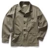 The Ojai Jacket In Organic Smoked Olive Foundation Twill -Fashion Clothes instock m q323 The Ojai Jacket OrganicSmokedOliveFoundationTwill 060