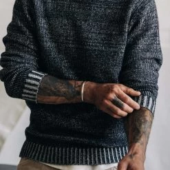 The Headland Sweater In Coal Heather -Fashion Clothes instock m q323 headlands sweater coal heather 003