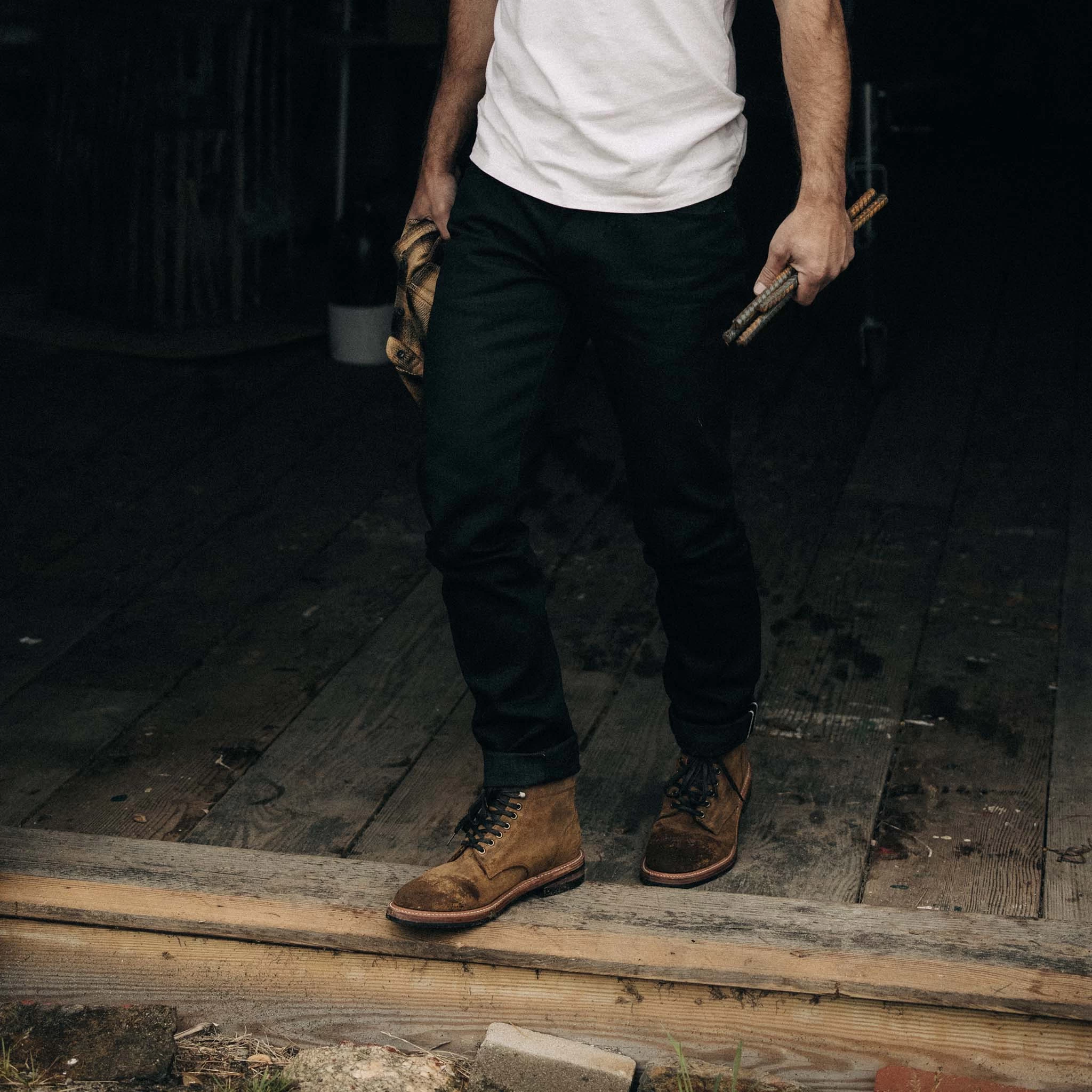 The Trench Boot In Golden Brown Waxed Suede 5 The Trench Boot In Golden Brown Waxed Suede - Image 3