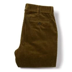 The Democratic Foundation Pant In Olive Cord -Fashion Clothes instock m q421 demo foundation olive cord 008
