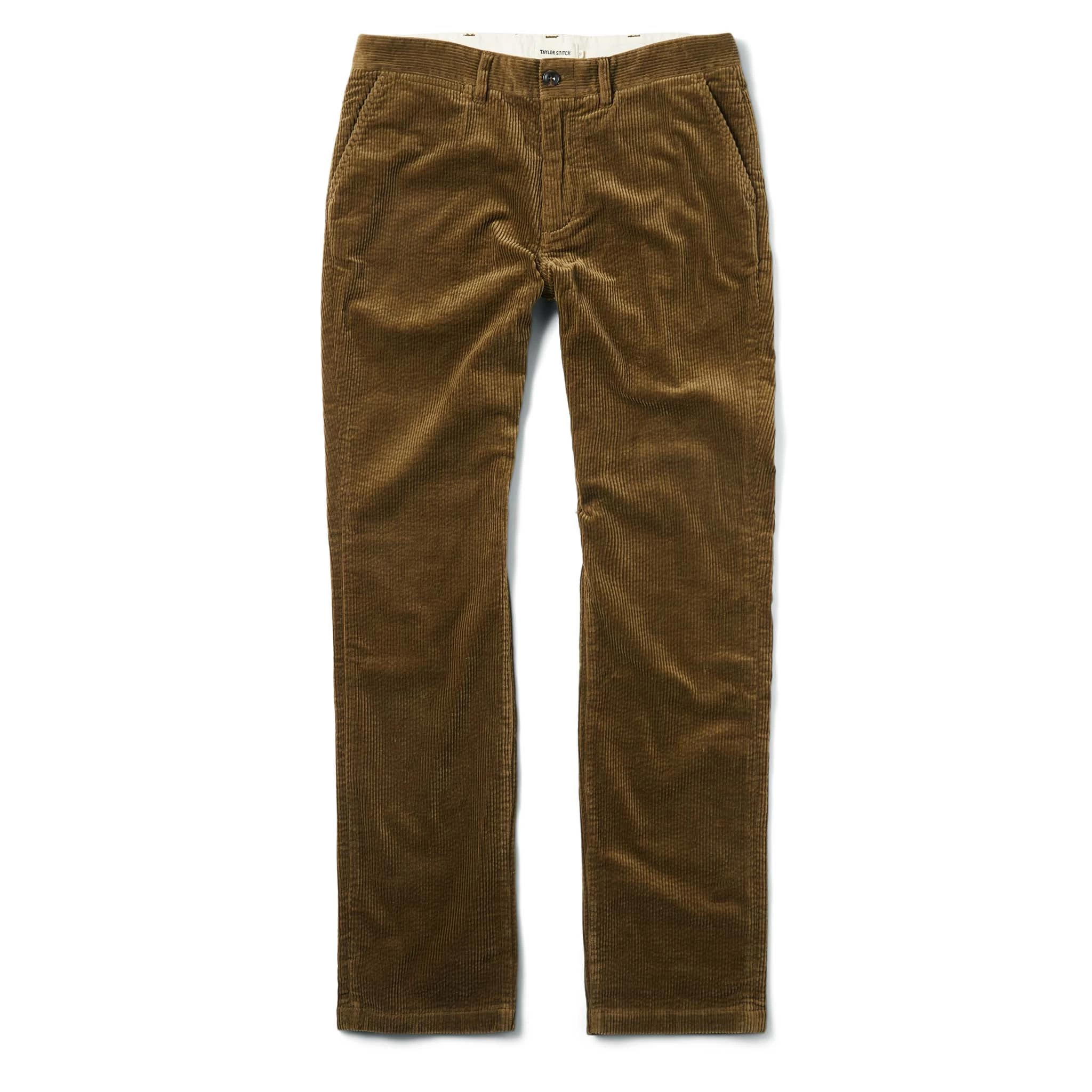 The Democratic Foundation Pant In Olive Cord - Image 9
