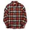 The Ojai Jacket In Garnet Plaid Wool