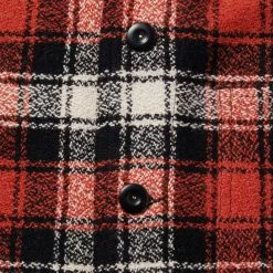 The Ojai Jacket In Garnet Plaid Wool -Fashion Clothes instock m q421 ojai garnet 007