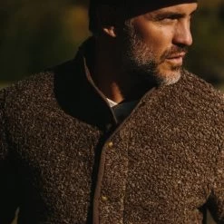 The Port Jacket In Espresso Marl -Fashion Clothes instock m q421 port espresso marl 003