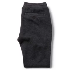 The Weekend Pant In Charcoal Herringbone Wool -Fashion Clothes instock m q421 weekendpant charcoal 009