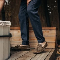 The Apres Pant In Charcoal Double Cloth -Fashion Clothes instock m q422 ApresPantCharcoalDoubleCloth 004