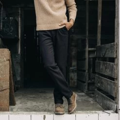 The Carnegie Pant In Espresso Wool -Fashion Clothes instock m q422 CarnegiePant Espresso 006