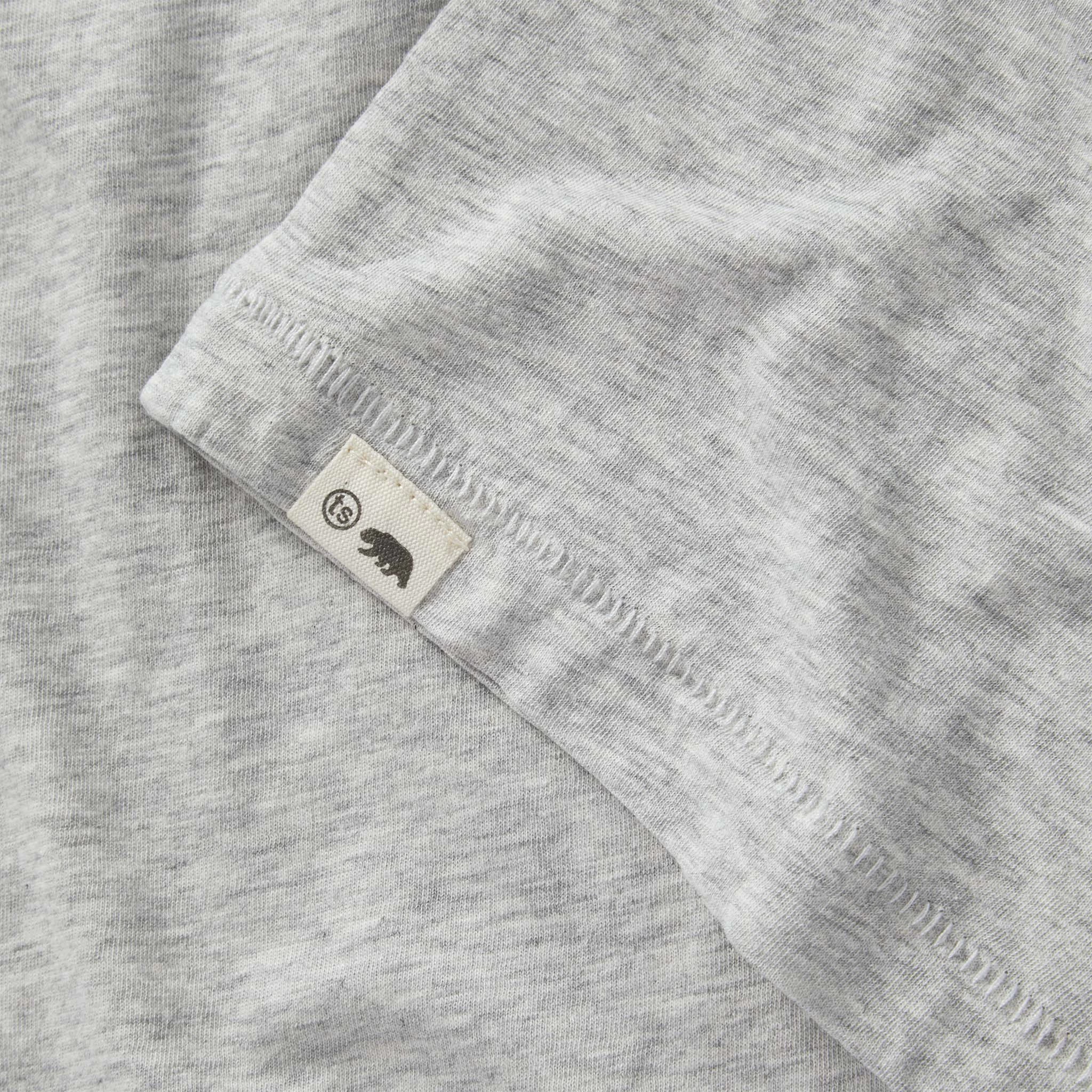 The Cotton Hemp Tee In Heather Grey 8 The Cotton Hemp Tee In Heather Grey - Image 6