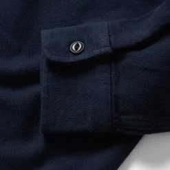 The Crater Shirt In Navy Twill -Fashion Clothes instock m q422 Crater Shirt Navy Twill 007