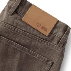 The Democratic All Day Pant In Washed Walnut Selvage -Fashion Clothes instock m q422 DEMOAllDayPant WashedWalnutSelvage 009