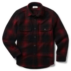 The Explorer Shirt In Cardinal Plaid 17 The Explorer Shirt In Cardinal Plaid -Fashion Clothes instock m q422 ExplorerShirt CardinalPlaid 002